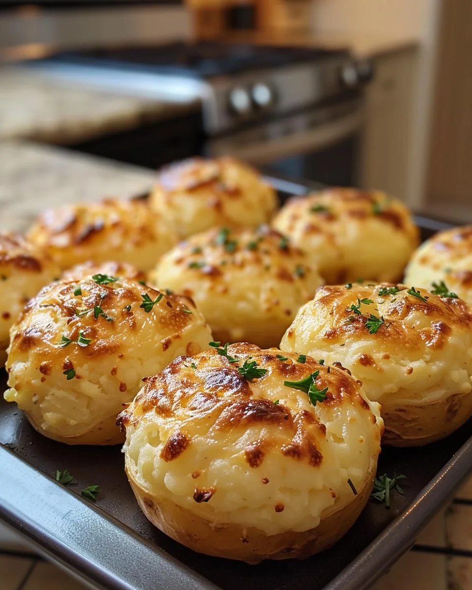 Leftover Mashed Potato Cheese Puffs Recipe