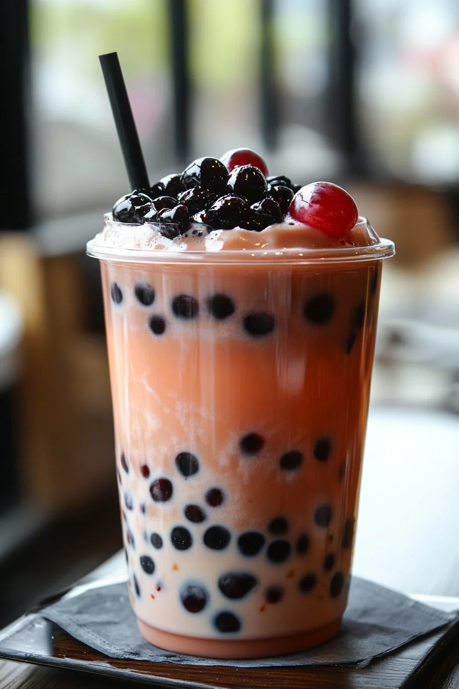 Delicious Cherry Earl Grey Milk Tea Recipe