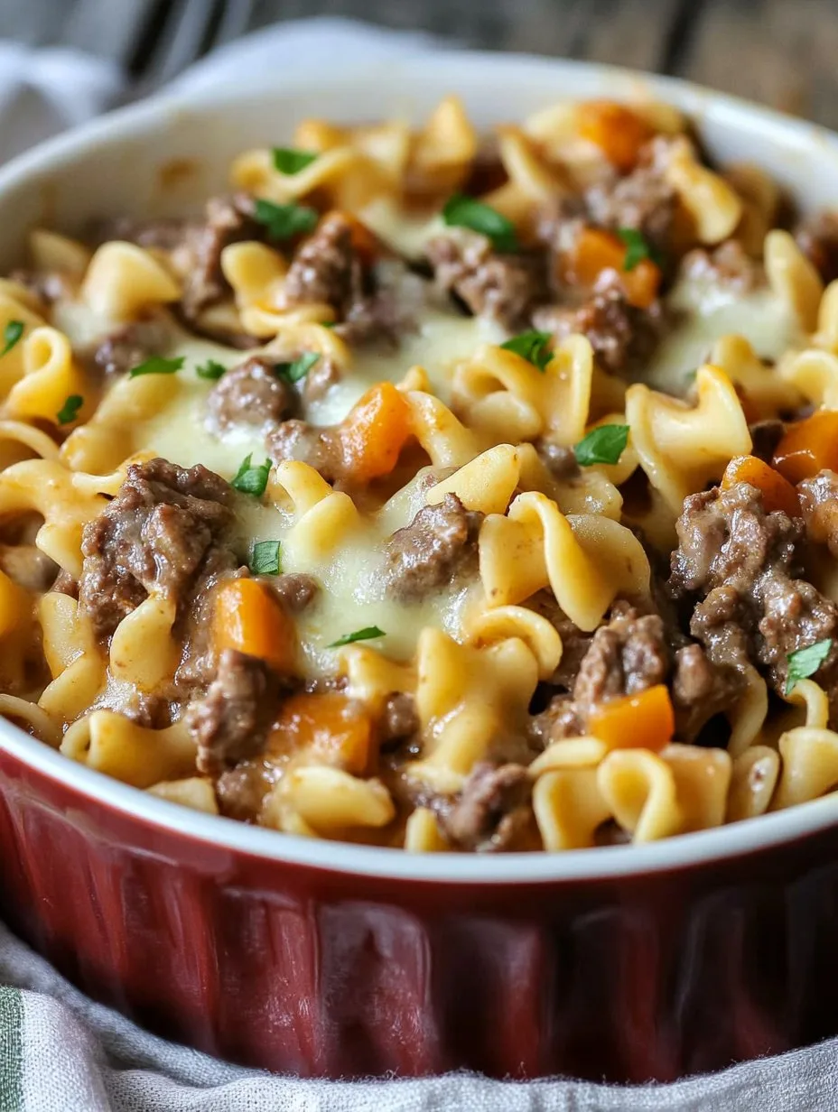 Sour Cream Beef Noodle Casserole Recipe