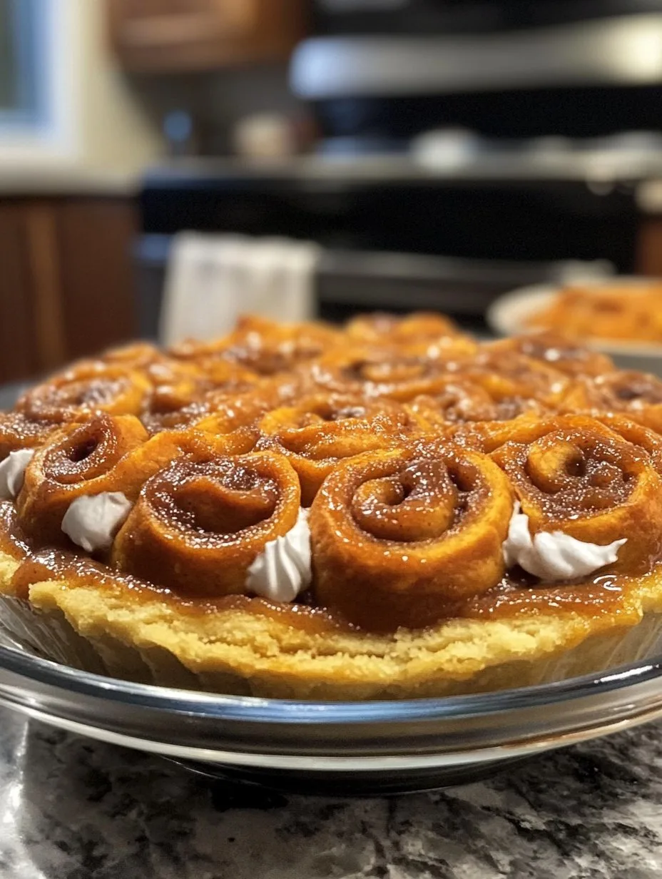 Homemade Sweet Potato Pie Cinnamon Rolls Recipe