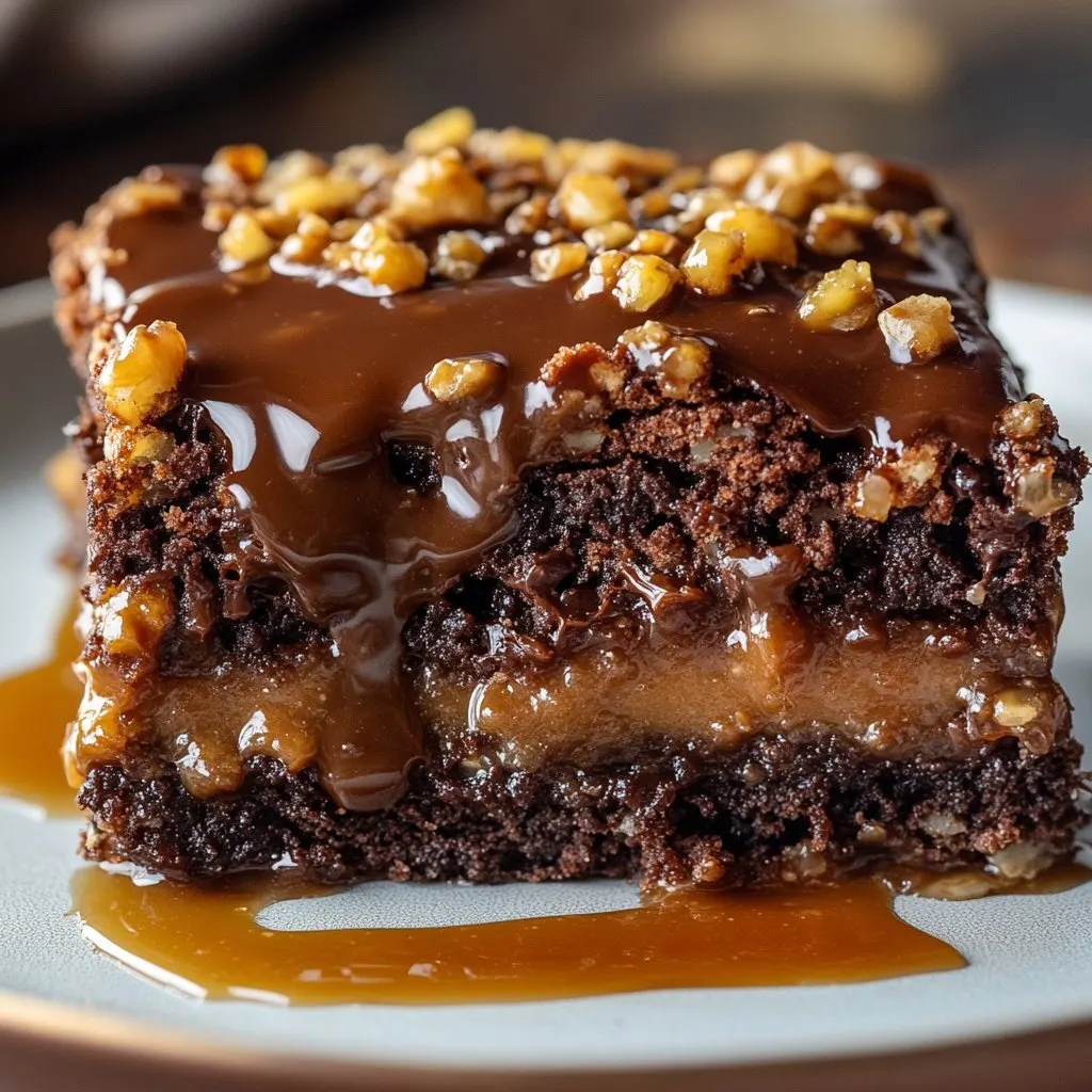 Chocolate Caramel Dump Cake