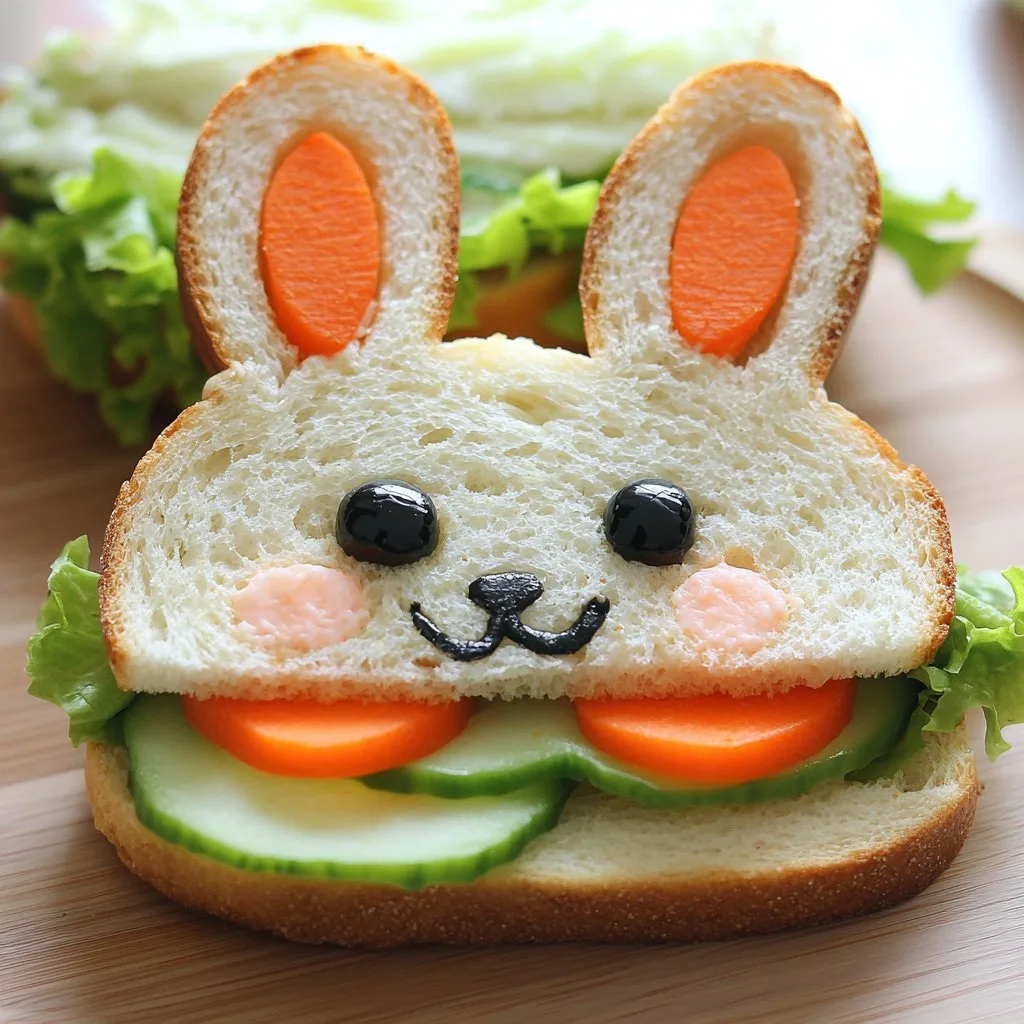 Easter Bunny Sandwiches - Fun and Delicious Recipe