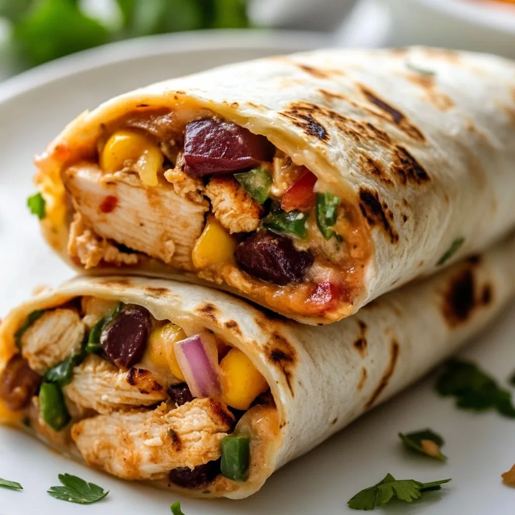 Chipotle Ranch Grilled Chicken Burrito Recipe