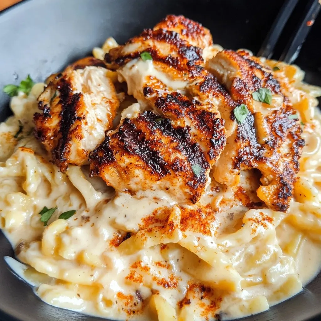 Blackened Cajun Chicken Alfredo: A Flavorful Pasta Delight