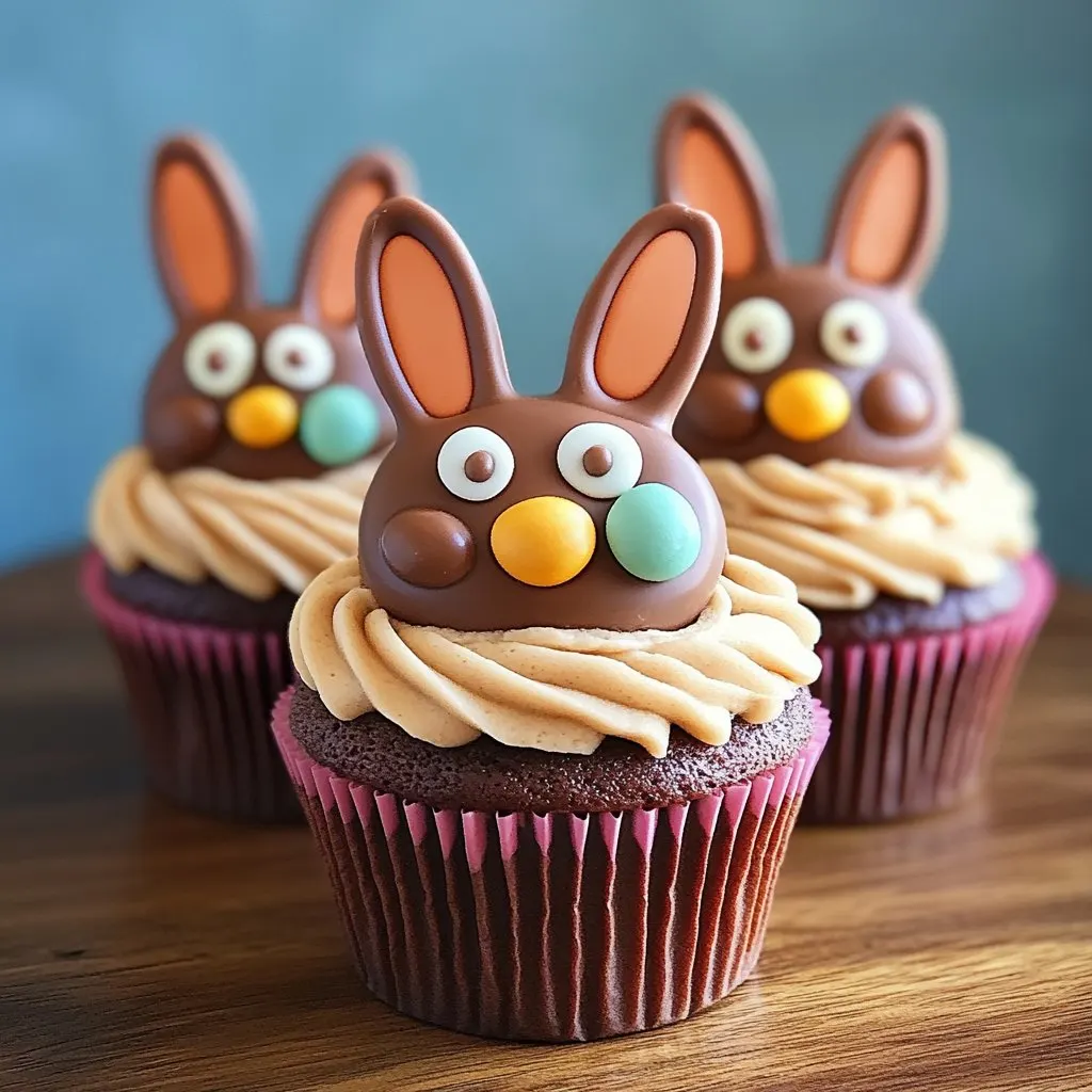 Reese’s Cup Easter Bunny Cupcakes Recipe