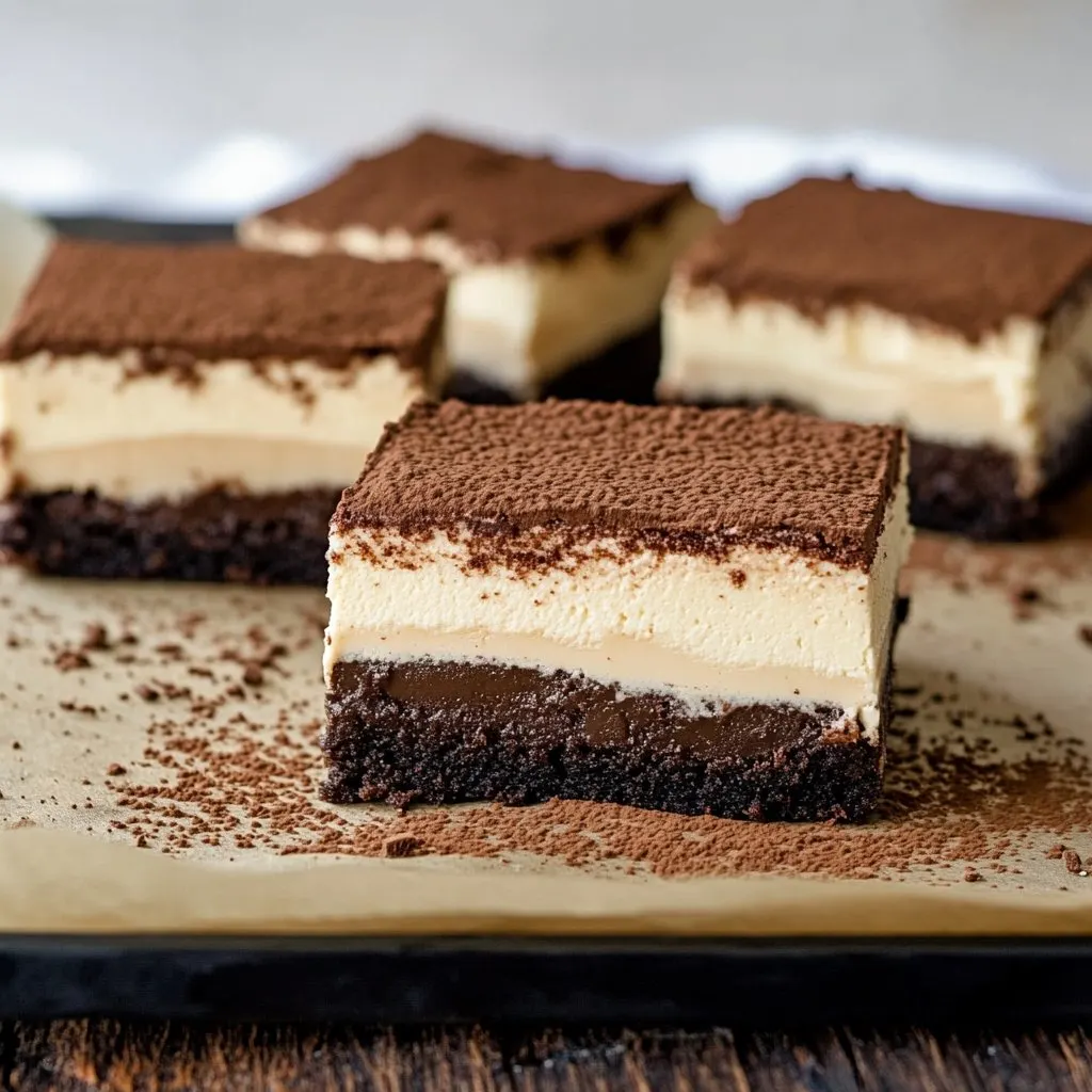 Tiramisu brownies