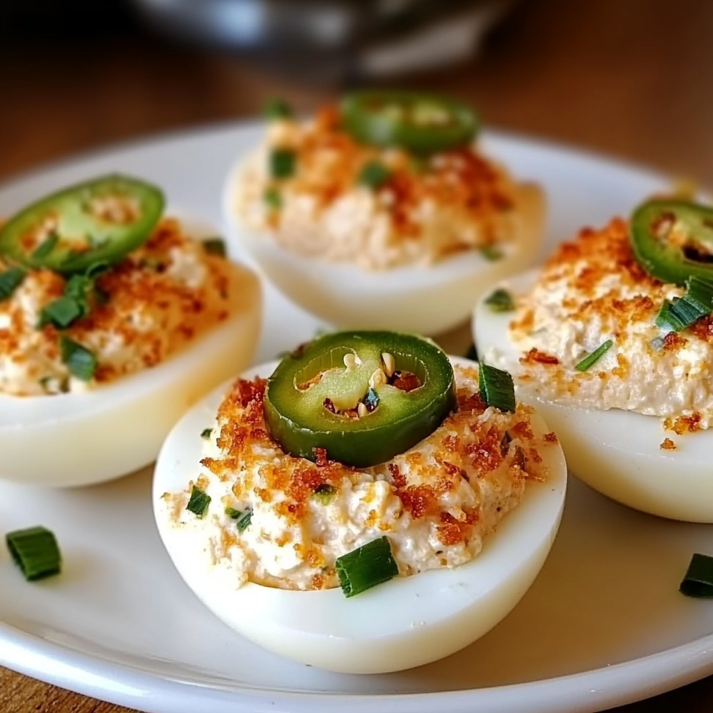 Jalapeño Popper Deviled Eggs
