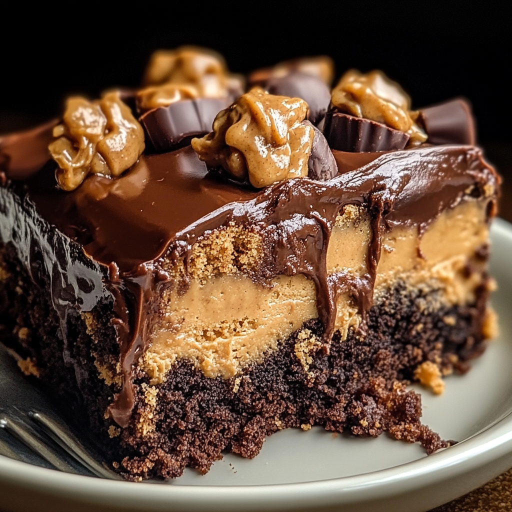 Peanut Butter Cup Dump Cake