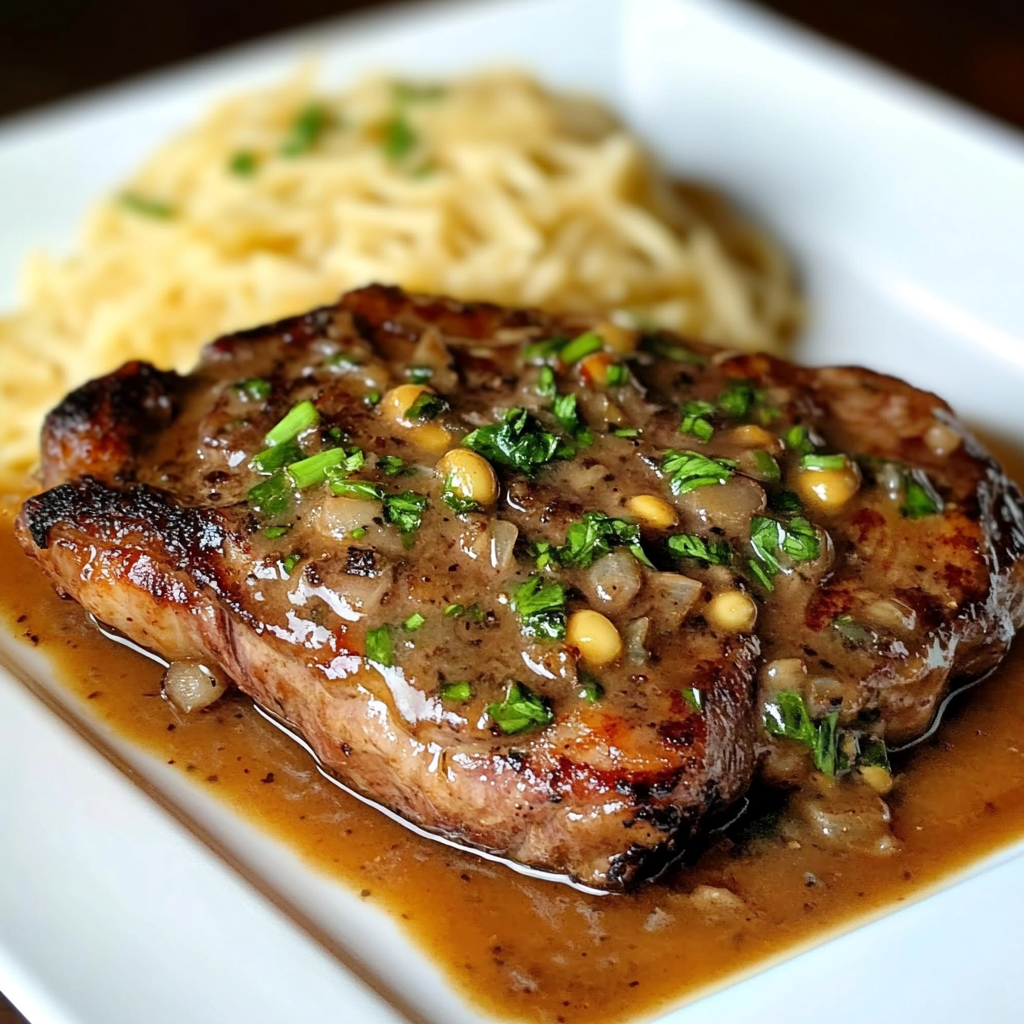 smothered steak
