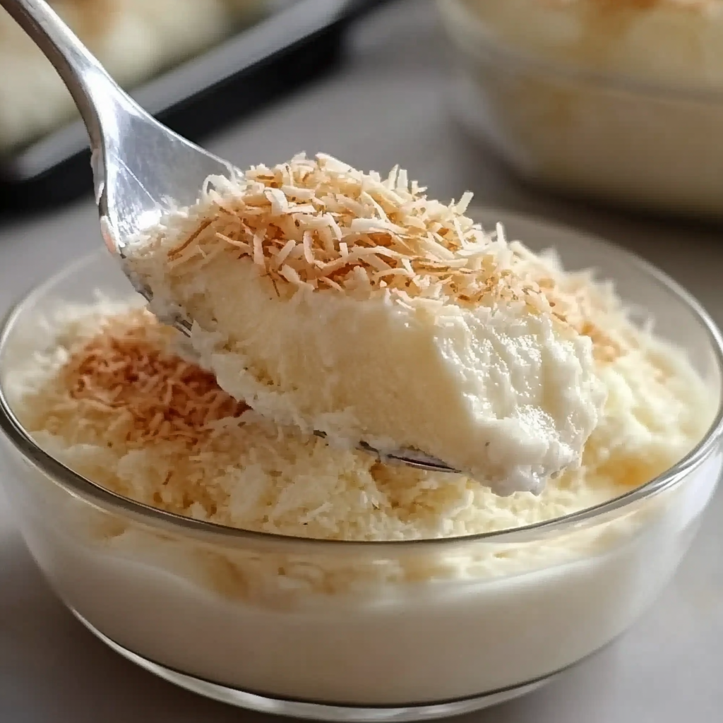 Easy Coconut and Condensed Milk Dessert