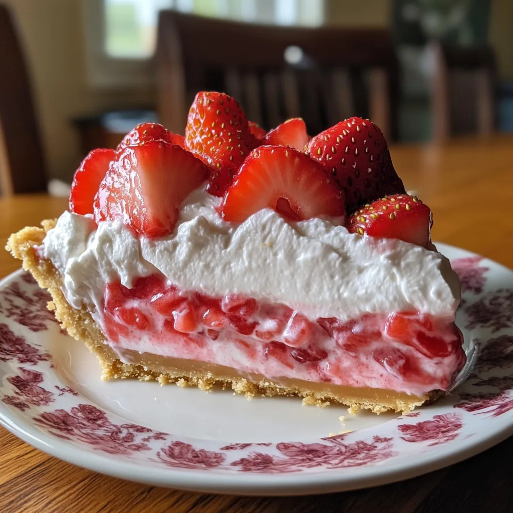 Strawberry Cool Whip Pie