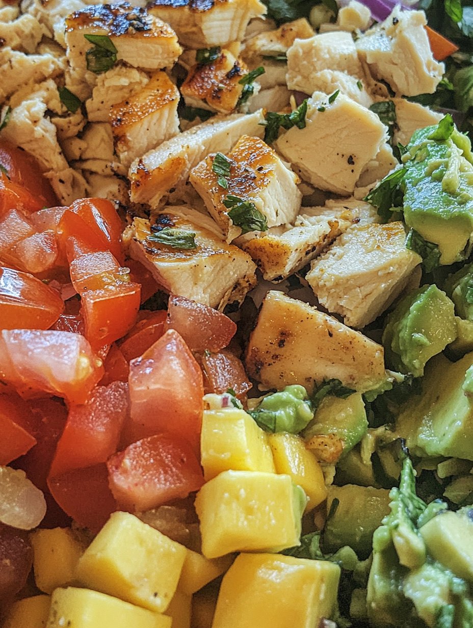 Grilled Chicken & Avocado Salad Bowl