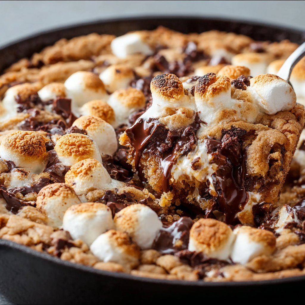 S'mores Skillet Cookie