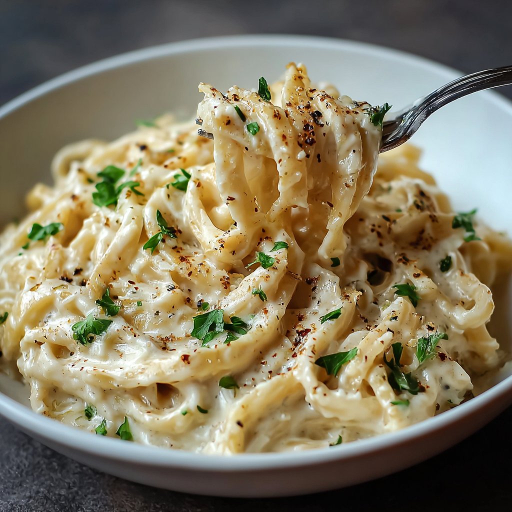 Creamy Roasted Garlic Alfredo Sauce Recipe