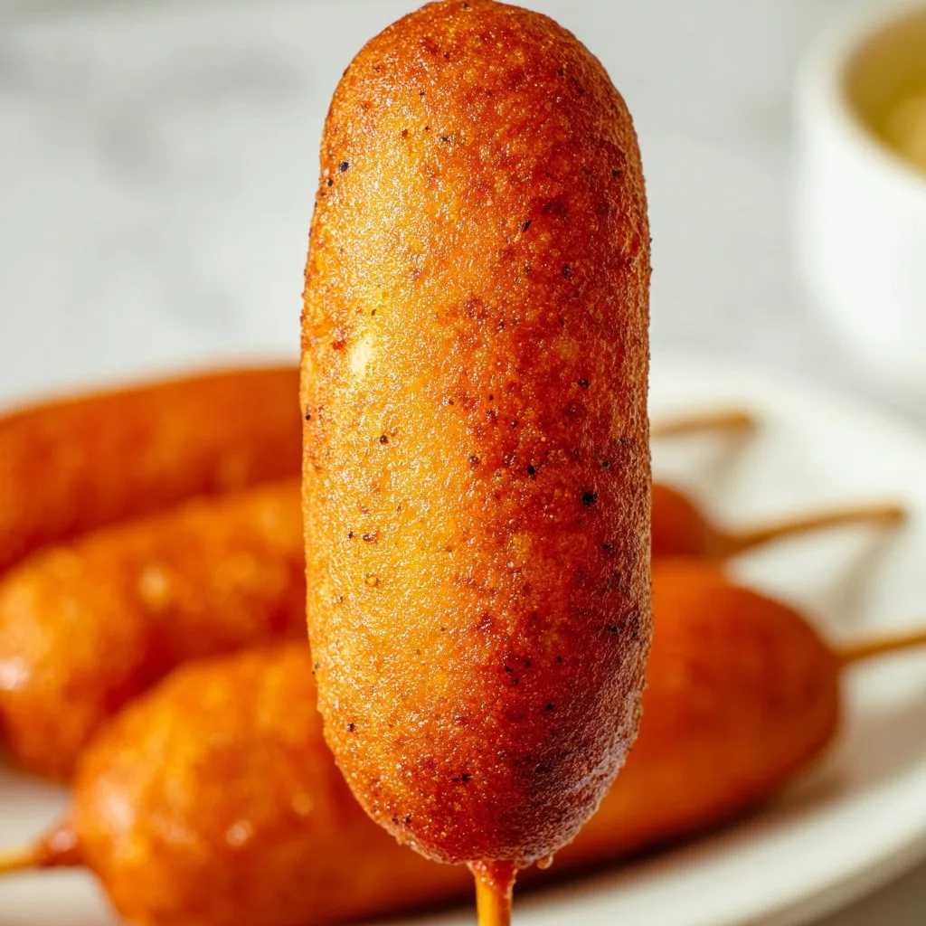 Easy Air Fryer Corn Dogs