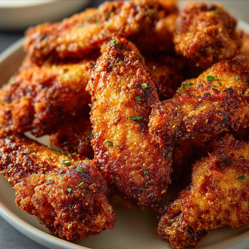 Crispy Dry Rub Chicken Wings