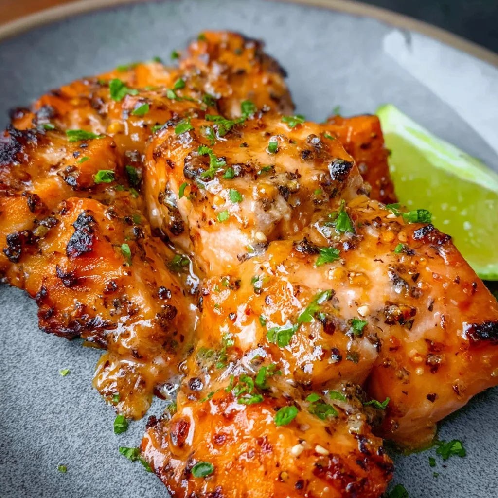 Bang Bang Salmon in Air Fryer