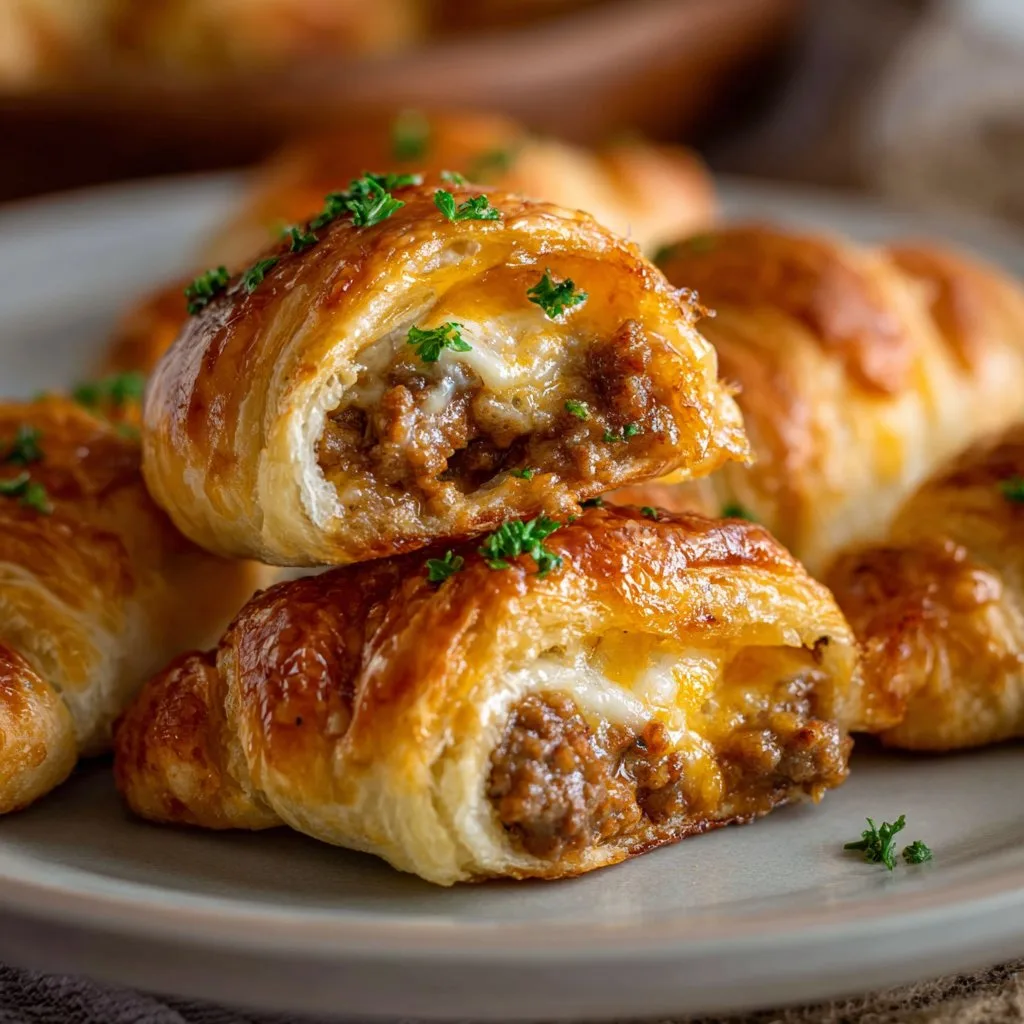 Breakfast Sausage Crescent Rolls