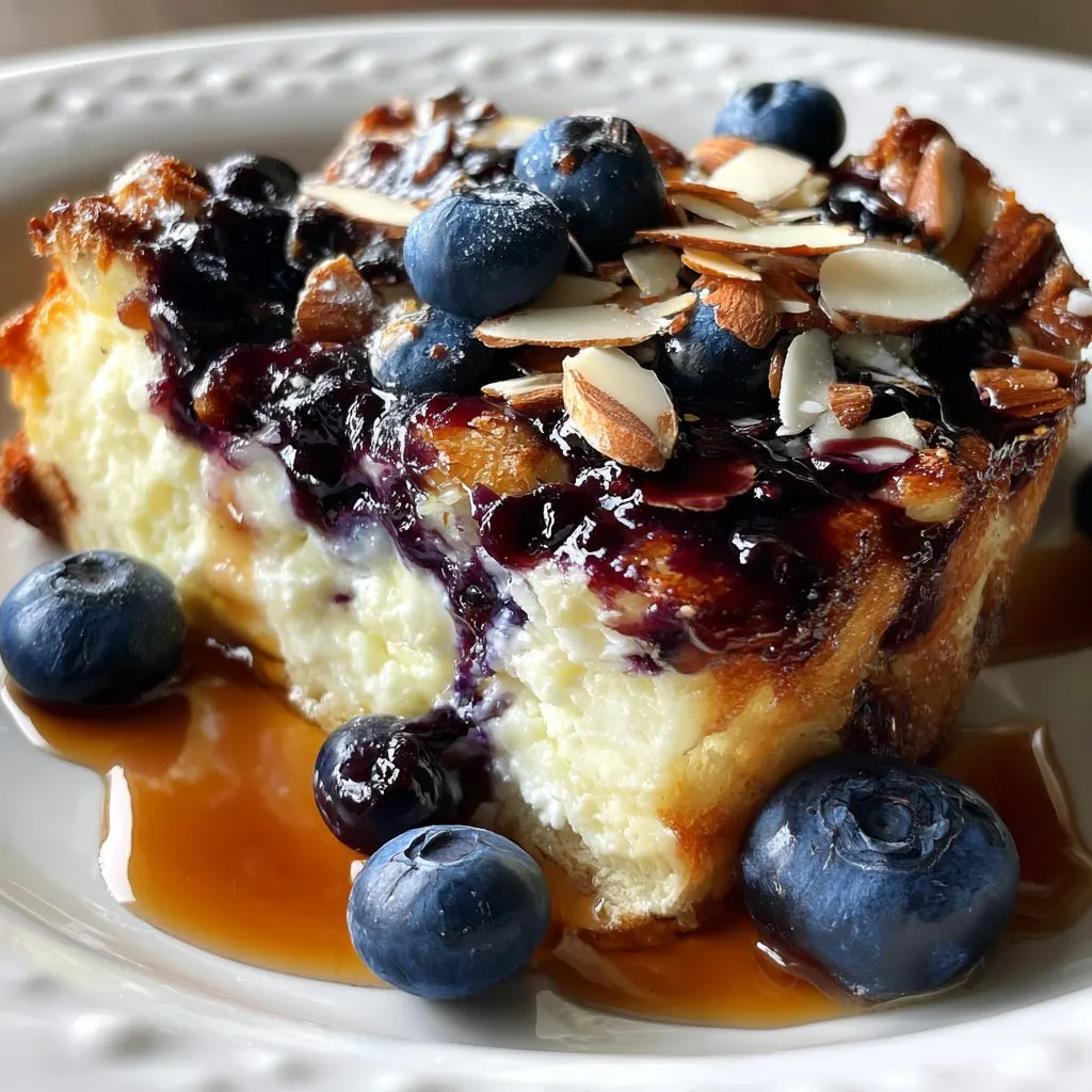 Blueberry Cottage Cheese Breakfast Bake