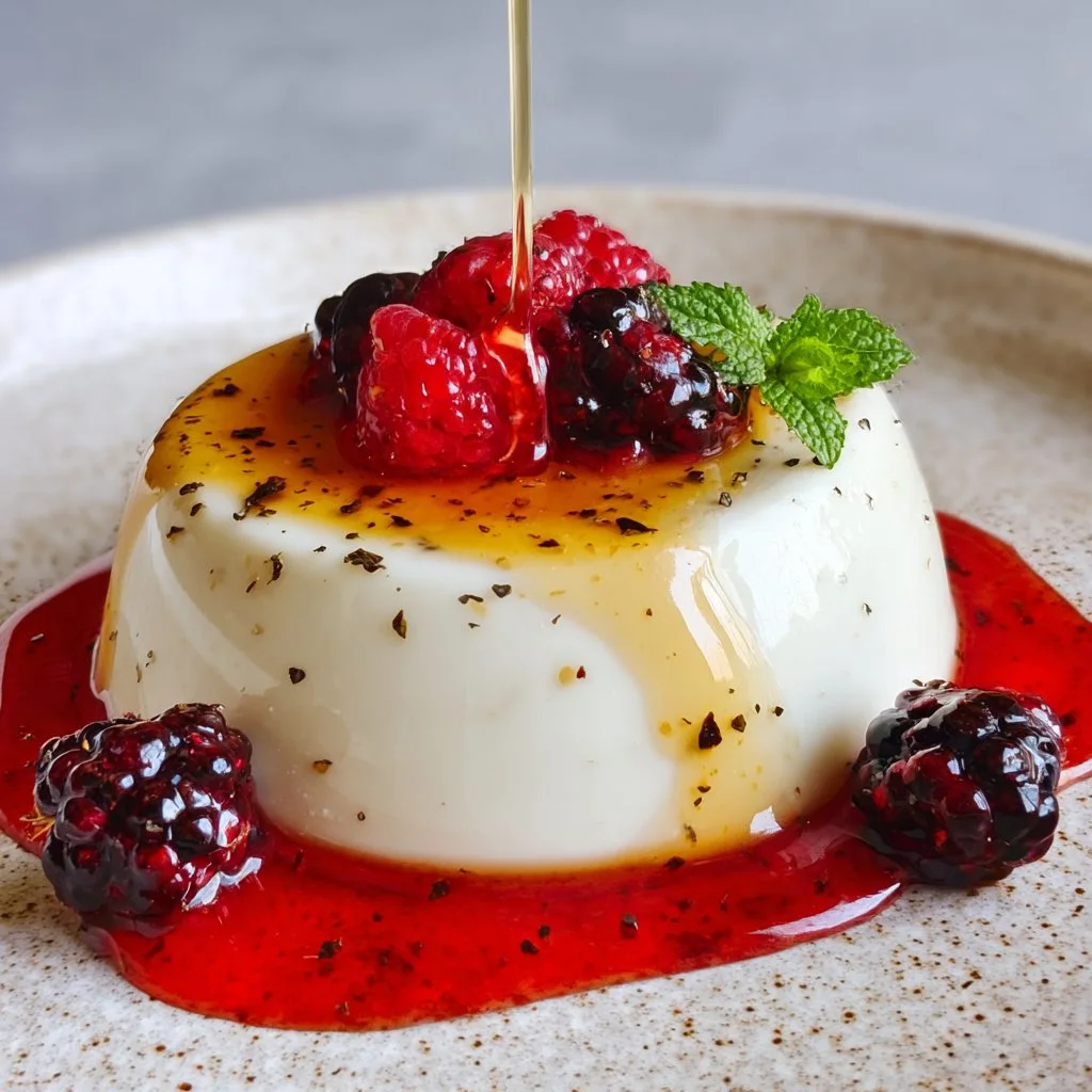 Greek Yogurt Panna Cotta