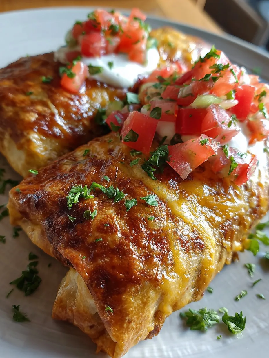 Air Fryer Chimichanga