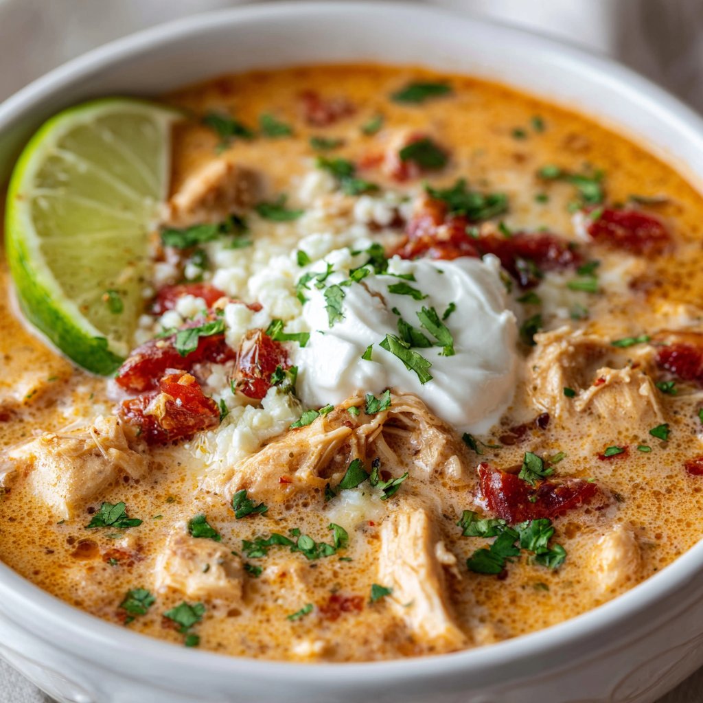 Crock pot cream cheese chicken chili