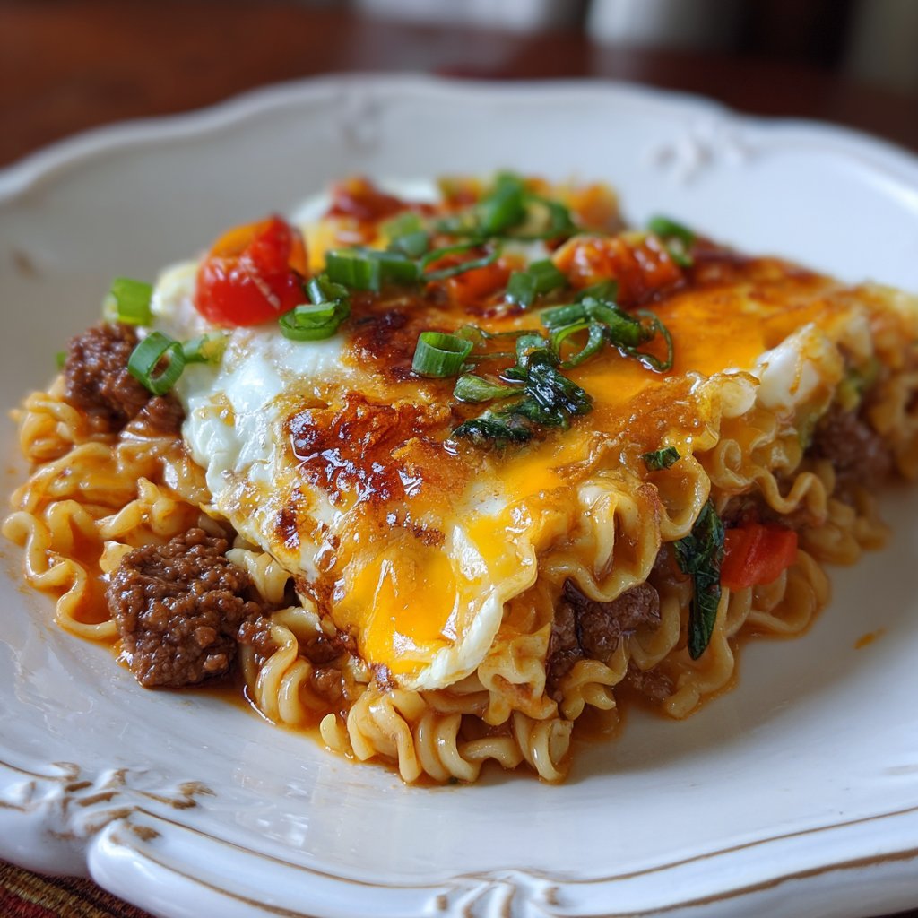 Ramen Lasagna