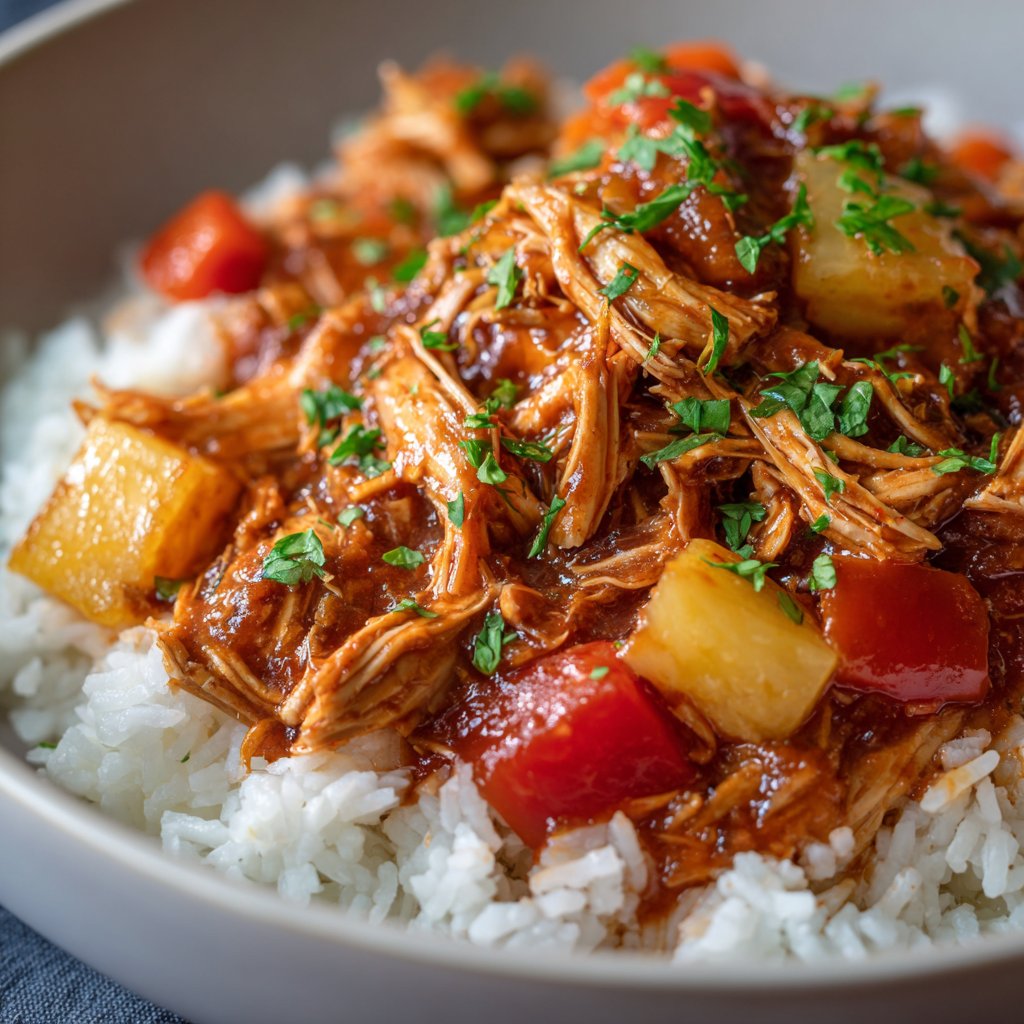 Sweet Hawaiian Crockpot Chicken