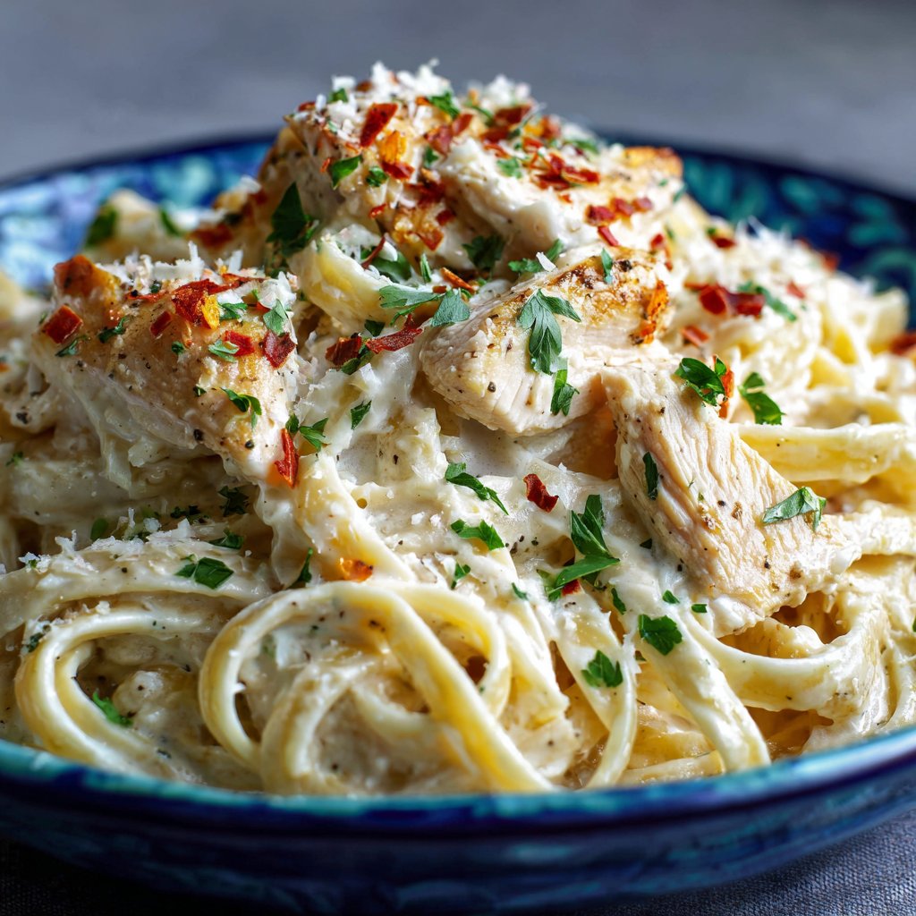 Creamy Chicken Alfredo Pasta