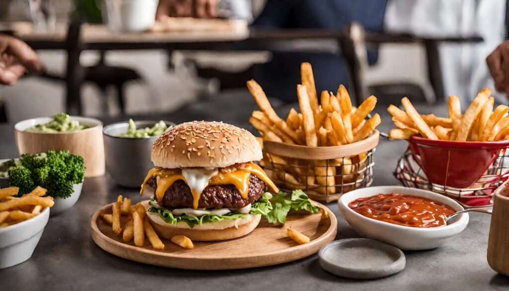 meal with Air Frying Frozen Fries