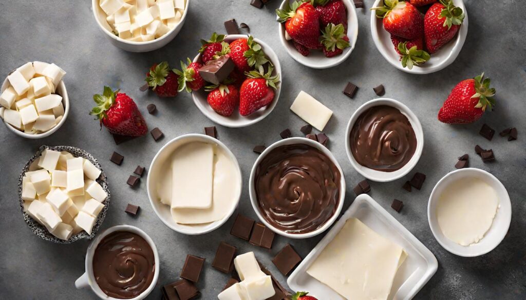 frozen chocolate covered strawberries ingredients