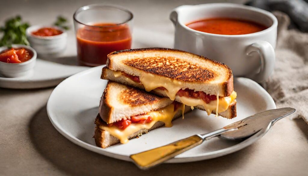 Grilled Cheese and Tomato Soup