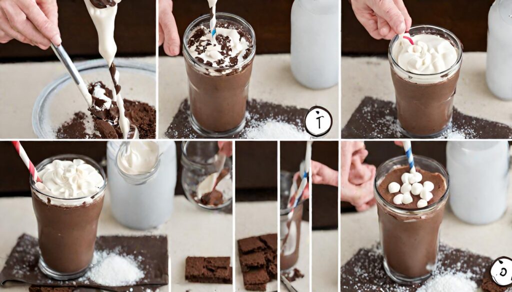 Brownie Milkshake Creation 