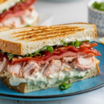 Slow Cooker Chicken Bacon Ranch Sandwiches