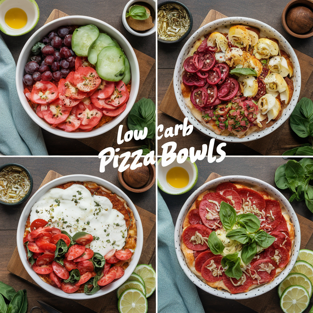 Low Carb Pizza Bowls