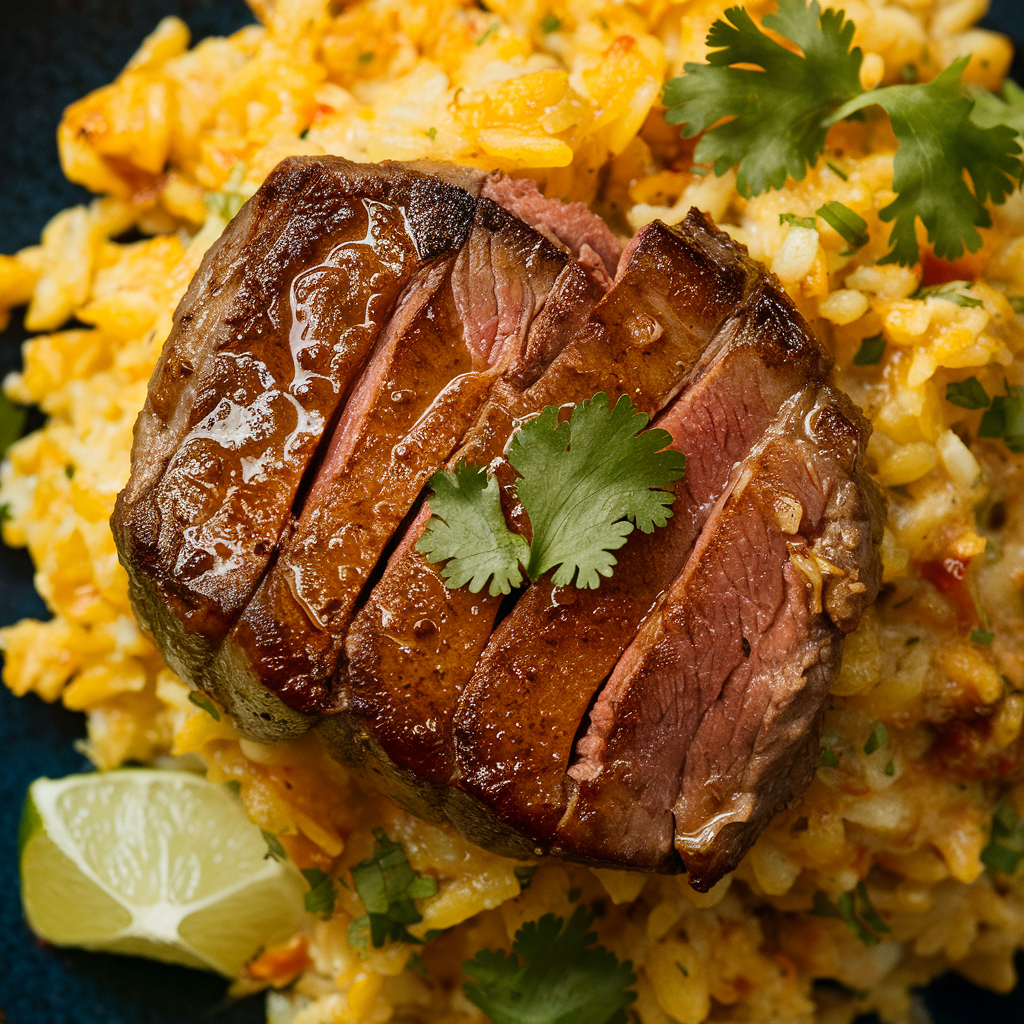 Steak & Queso Rice