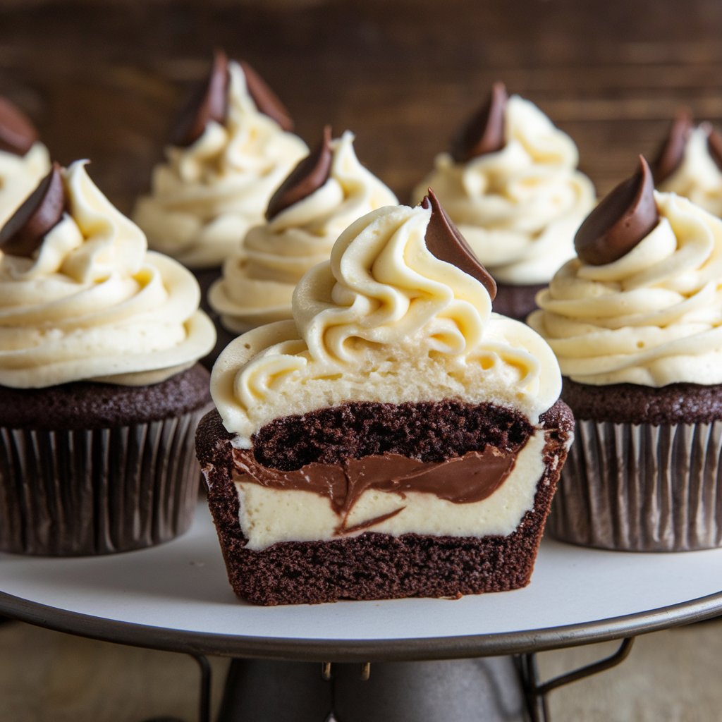 Boston Cream Pie Cupcakes