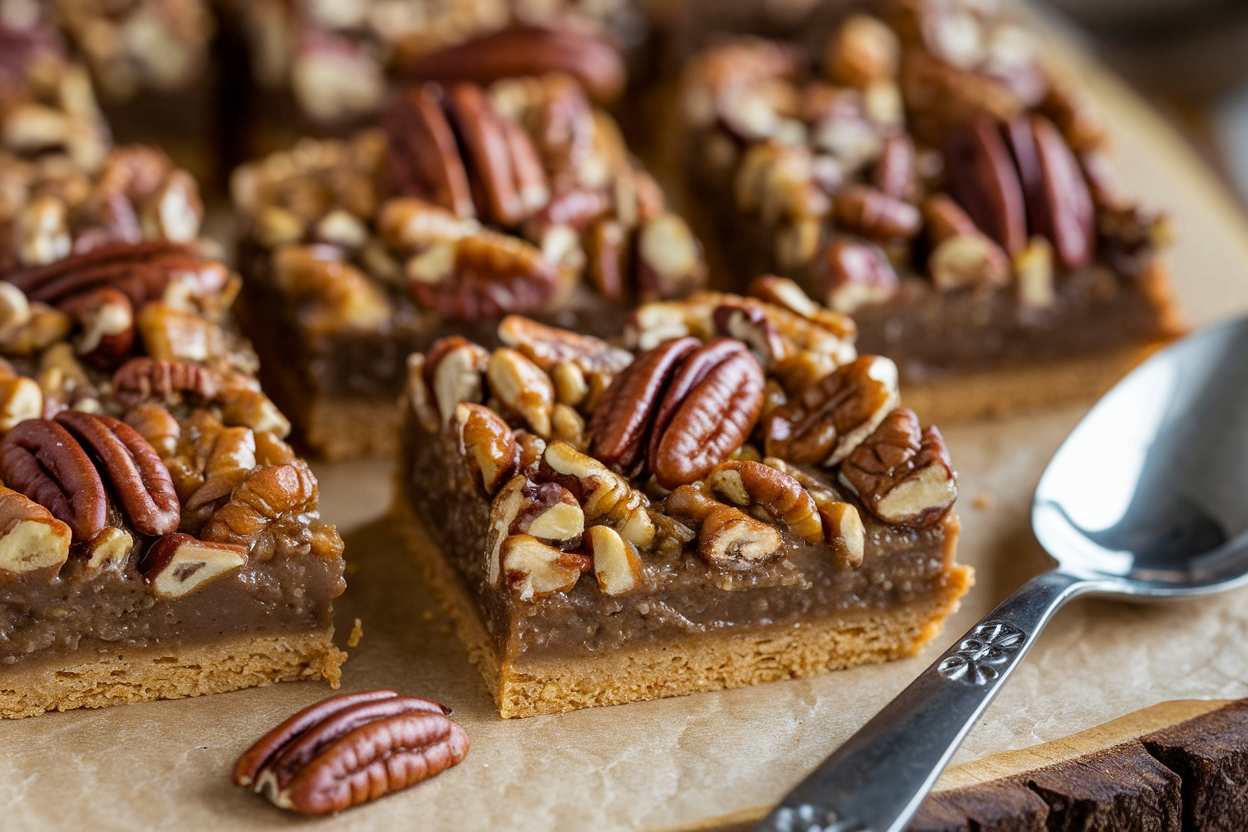 Lazy Girl Pecan Pie Bars