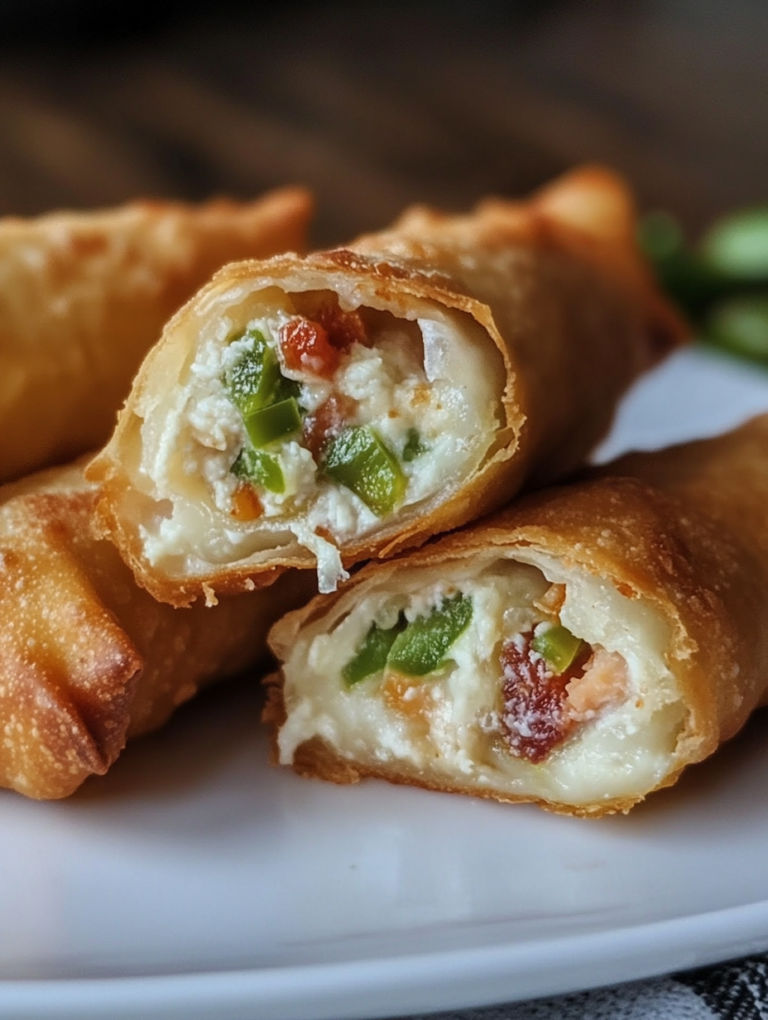 Mini Jalapeno Popper Egg Rolls