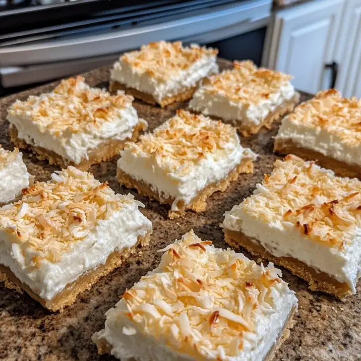 Coconut Cream Pie Bars - Delicious Dessert Recipe