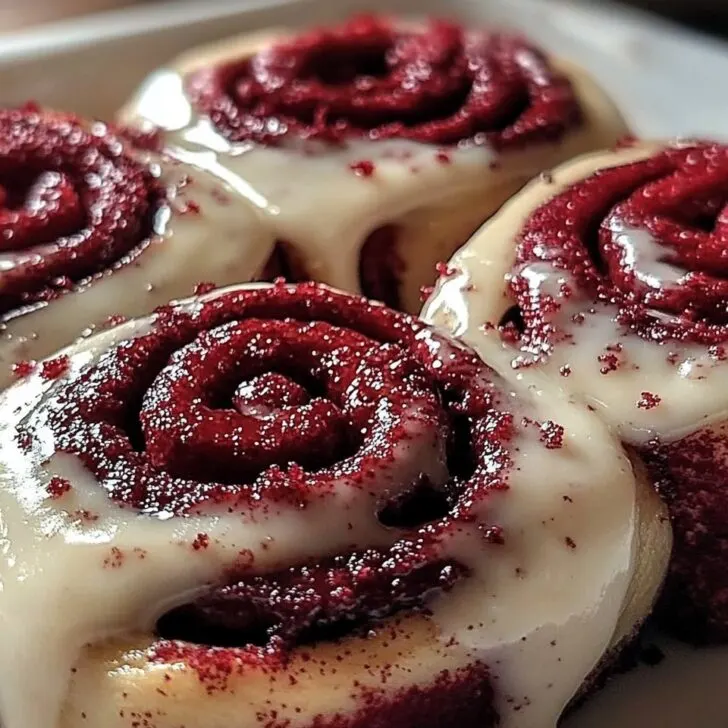 Heavenly Red Velvet Cinnamon Rolls Recipe