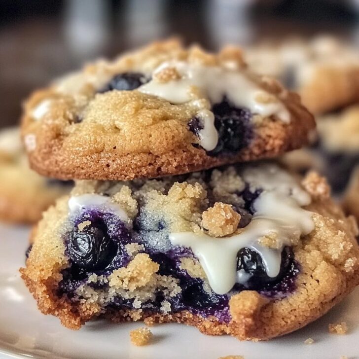 Blueberry Muffin Cookies with Streusel Topping Recipe