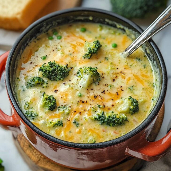 Healthy Broccoli Cheddar Soup Recipe for Dinner