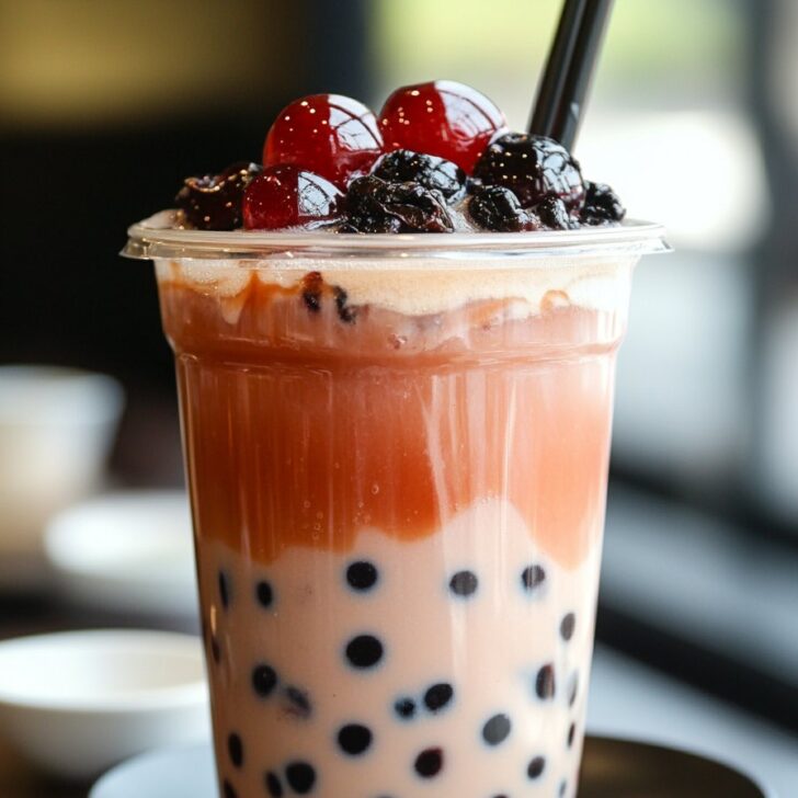 Delicious Cherry Earl Grey Milk Tea Recipe