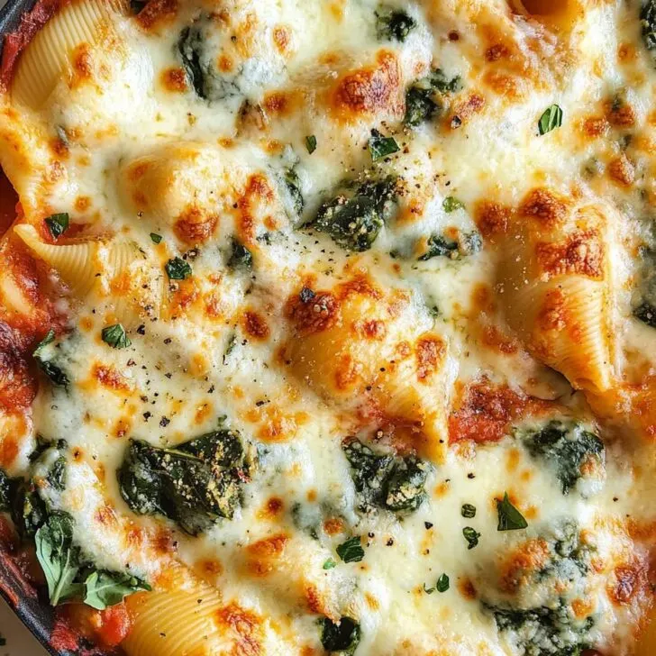 Easy Family Spinach & Ricotta Stuffed Shells Recipe