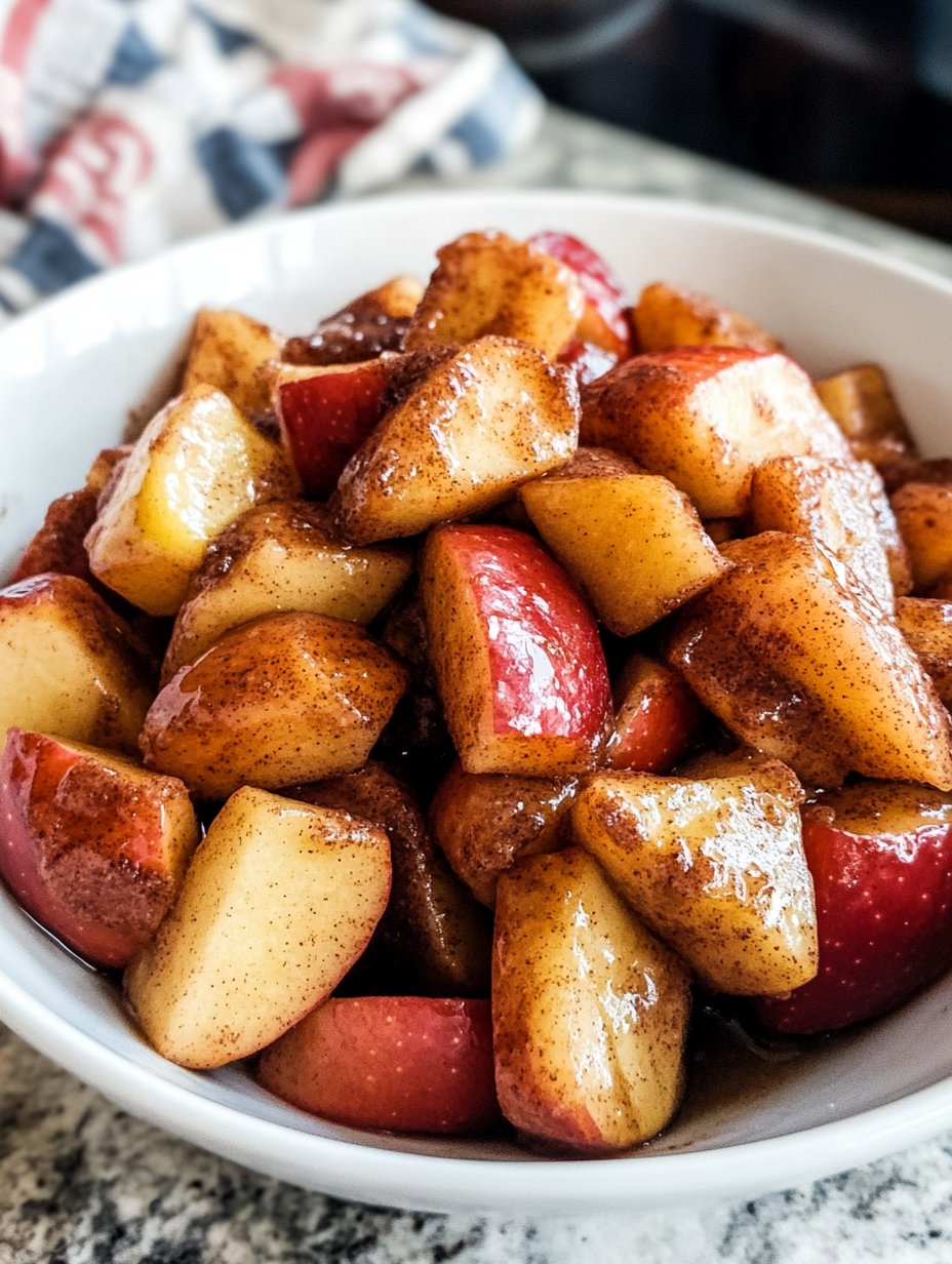 Easy Cinnamon Apples Recipe: Sweet and Simple Delight