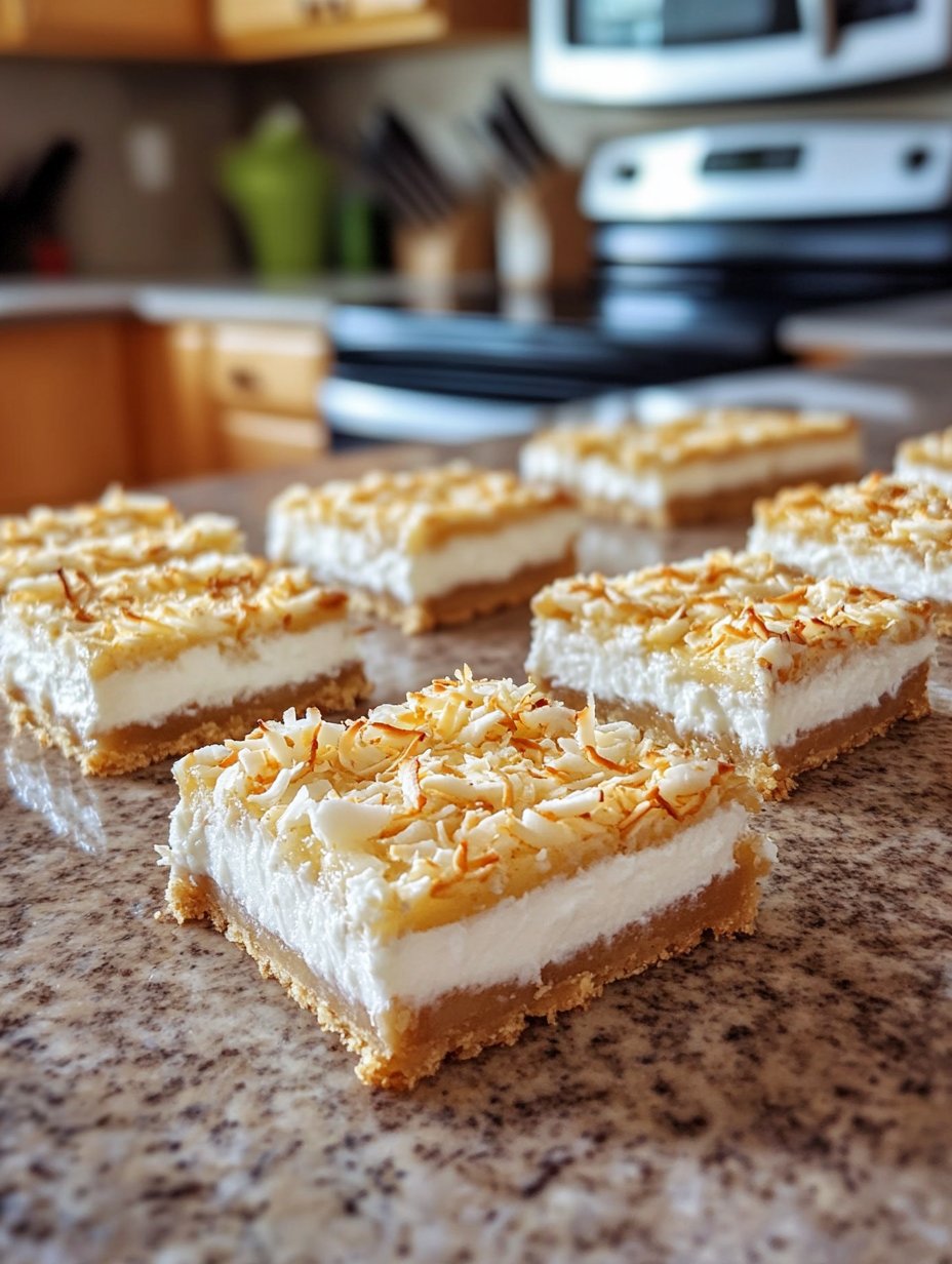 Coconut Cream Pie Bars - Delicious Dessert Recipe