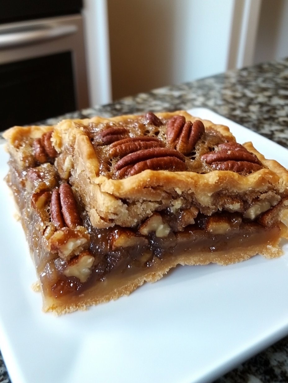 Yummy Lazy Girl Pecan Pie Bars Recipe