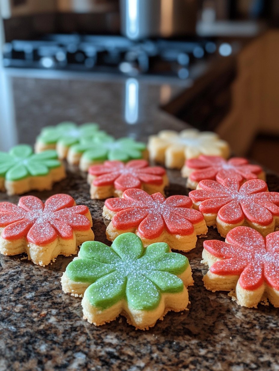 Shortbread Blossoms: Perfect Holiday Cookies