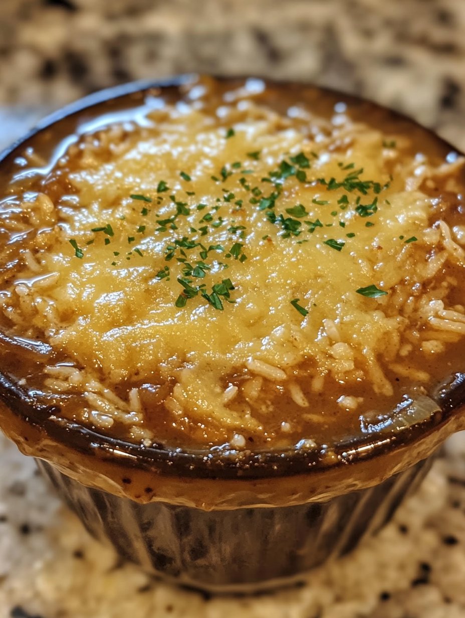 French Onion Soup Rice: A Cozy Comfort Dish